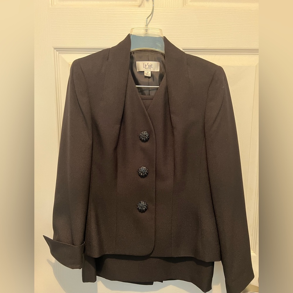 Le Suit black suit 2P